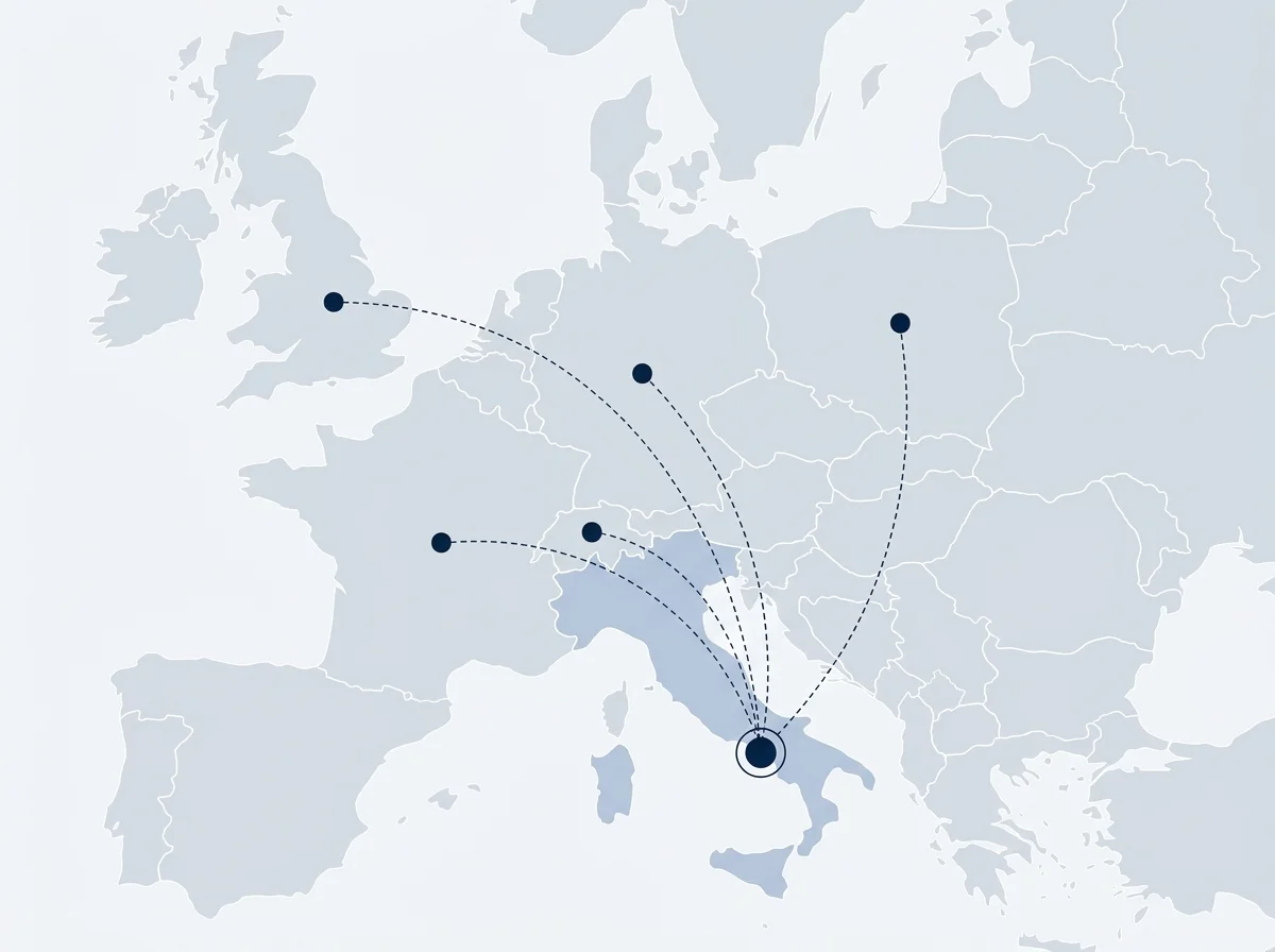 Mappa dei clienti ETI Plast in Europa