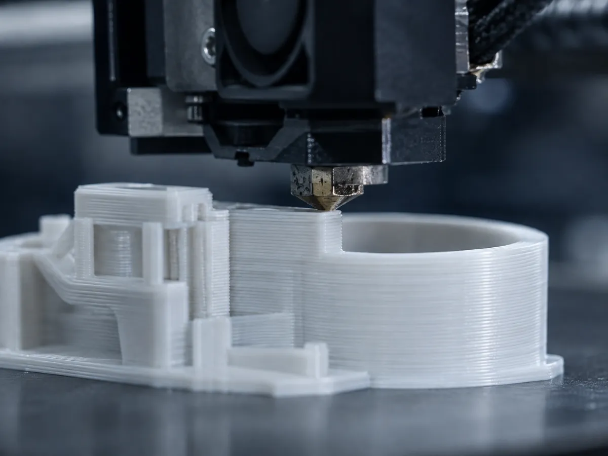 Prototipo in plastica realizzato con stampa 3D